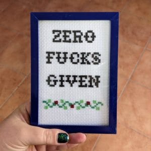 Zero F***s Given Stickbild
