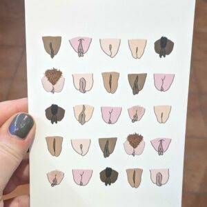 Vulvas Postkarte Eat Mielies
