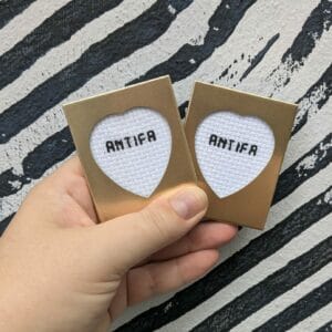Mini Herzi Antifa Stickbild