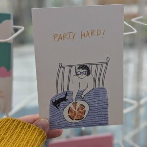 Slinga Postkarte Party hard!