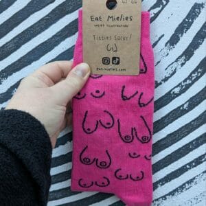 Eat Mielies Titties Socks Fuchsia