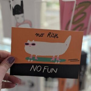 Slinga Postkarte no risk no fun