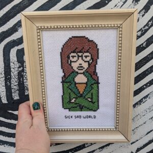 Daria Porträt Stickbild
