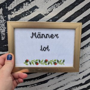 Männer LOL Stickbild