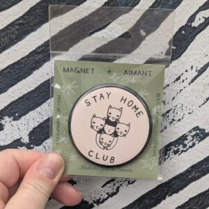Stay Home Club Logo Magnet