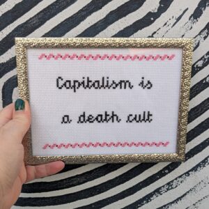 Capitalism is a death cult Stickbild