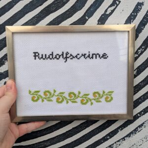 Rudolfscrime Stickbild