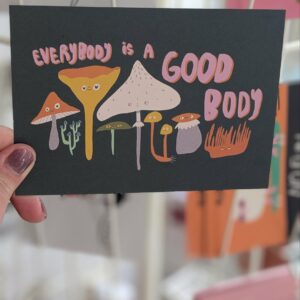 Slinga Postkarte everybody is a good body