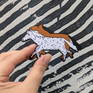 Pretty Horsies Patch von Caroline Frett