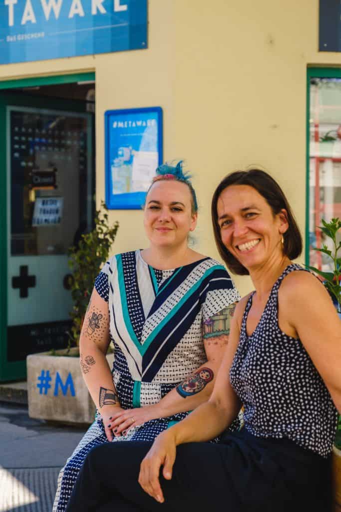 Katja und Romana vom Verein einfach15