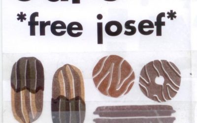 Flyer zum free josef vegan bake sale